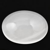 WHITE MILKY QUARTZ OVAL CAB 18X13MM 12.53 Cts.