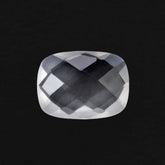 WHITE MILKY QUARTZ BRIOLETTE CUSHION 8X6MM 1.13 Cts.