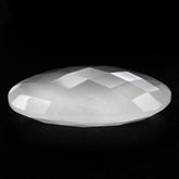 WHITE MILKY QUARTZ BRIOLETTE OVAL 30X20MM 35.83 Cts.