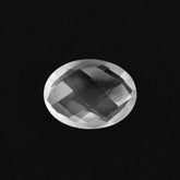 WHITE MILKY QUARTZ BRIOLETTE OVAL 8X6MM 1.03 Cts.