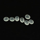 WHITE MILKY QUARTZ BRIOLETTE OVAL 10X8MM 2.31 Cts.