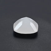 WHITE MILKY QUARTZ CHECKER CUT CUSHION 10MM 3.80 Cts.
