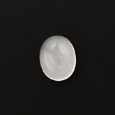 WHITE MILKY QUARTZ OVAL CAB 9X7MM 1.64 Cts.