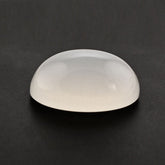 WHITE MILKY QUARTZ OVAL CAB 20X15MM 19.60 Cts.