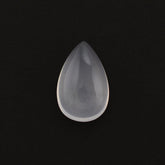WHITE MILKY QUARTZ PEAR CAB 8X5MM 0.80 Cts.