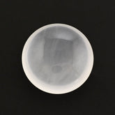 WHITE MILKY QUARTZ LENTIL ROUND 20MM 20.71 Cts.