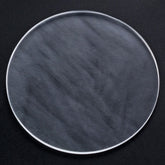 WHITE MILKY QUARTZ ROUND PLATE 35MM 25.02 Cts.