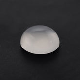 WHITE MILKY QUARTZ ROUND CAB 11MM 4.92 Cts.