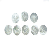 MOTHER OF PEARL WHITE MULTIPLE CARVING OVAL CAMEO (WHITE)(CLEAN) 20.00X15.00 MM 5.08 CTS