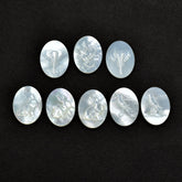 MOTHER OF PEARL WHITE MULTIPLE CARVING OVAL CAMEO (WHITE)(CLEAN) 20.00X15.00 MM 5.08 CTS