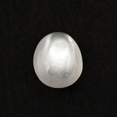 WHITE MOONSTONE LENTIL FANCY SHAPE 7.20X5.90MM 0.90 Cts.