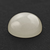 WHITE MOONSTONE ROUND CAB (MILKY) 14MM 10.15 Cts.