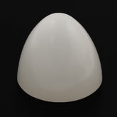 WHITE MOONSTONE BULLET CAB (MILKY) 11MM 7.70 Cts.