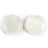 WHITE MOONSTONE ROUND CAB 13MM 7.63 Cts.