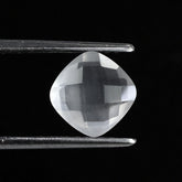 WHITE MOONSTONE BRIOLETTE CUSHION 8MM 2.05 Cts.