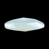 WHITE MOONSTONE ROSE CUT BRIOLETTE IRREGULAR TRILLION (MILKY) 15.50X11MM 3.97 Cts.