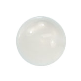WHITE MOONSTONE PLAIN ROUND BALL (HALF DRILL-1.20MM) 8.50-9MM 4.53 Cts.