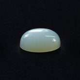 WHITE MOONSTONE PLAIN OVAL CAB 9X7MM 1.85 Cts.