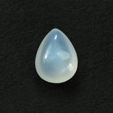 WHITE MOONSTONE PLAIN LENTIL PEAR 8X6MM 1.11 Cts.
