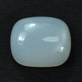 WHITE MOONSTONE PLAIN CUSHION CAB (MILKY WHITE) 15X12.50 MM 8.30 Cts.