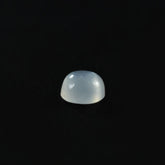 WHITE MOONSTONE PLAIN ROUND CAB (MILKY) 3.50X3.50 MM 0.21 Cts.