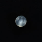 WHITE MOONSTONE PLAIN ROUND CAB (MILKY) 3.00X3.00 MM 0.14 Cts.