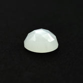 WHITE MOONSTONE ROSE CUT ROUND CAB (MILKY) 8.00X8.00 MM 1.81 Cts.