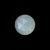WHITE MOONSTONE ROSE CUT ROUND CAB (MILKY) 6.00X6.00 MM 0.72 Cts.
