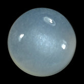 WHITE MOONSTONE PLAIN ROUND CAB (MILKY) 5.50X5.50 MM 0.62 Cts.