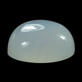 WHITE MOONSTONE PLAIN ROUND CAB (MILKY) 5.50X5.50 MM 0.62 Cts.