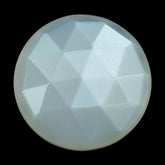WHITE MOONSTONE ROSE CUT BRIOLETTE ROUND (MILKY) 12.00X12.00 MM 4.21 Cts.