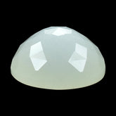 WHITE MOONSTONE (MILKY) FLOWER CUT ROUND 12.00X12.00 MM 6.08 Cts.