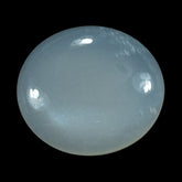 WHITE MOONSTONE (MILKY) PLAIN OVAL CAB 18.00X16.00 MM 11.02 Cts.
