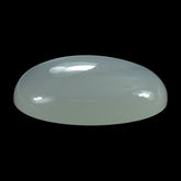 WHITE MOONSTONE (MILKY) PLAIN OVAL CAB 18.00X16.00 MM 11.02 Cts.