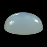 WHITE MOONSTONE (MILKY) PLAIN OVAL CAB 12.00X10.00 MM 4.95 Cts.