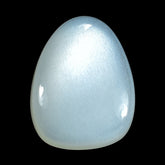 WHITE MOONSTONE (MILKY) PLAIN PEARISH CAB 10.50X8.00 MM 2.04 Cts.