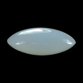 WHITE MOONSTONE (MILKY) LENTIL OVAL 7.90X5.70 MM 0.93 Cts.