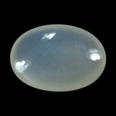WHITE MOONSTONE (MILKY) LENTIL OVAL 18.00X13.00 MM 8.82 Cts.