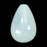 WHITE MOONSTONE (MILKY) PLAIN DROPS (TOP) HALF DRILL 1.00MM 12.00X8.00 MM 5.19 Cts.