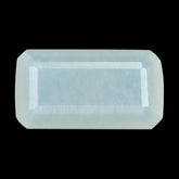 WHITE MOONSTONE (MILKY) BOTH SIDE TABLE CUT OCTAGON 13.00X7.00 MM 3.29 Cts.