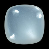 WHITE MOONSTONE (MILKY) LENTIL CUSHION 8.00X8.00 MM 1.81 Cts.