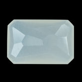 WHITE MOONSTONE (MILKY) IRREGULAR CUT BRIOLETTE OCTAGON 12.00X8.00 MM 3.43 Cts.
