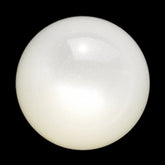 WHITE MOONSTONE (MILKY) PLAIN ROUND BALL (HALF DRILL-1.50) 9.50X9.50 MM 5.52 Cts.