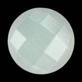 WHITE MOONSTONE (MILKY) CHECKER CUT BRIOLETTE ROUND 8.00X8.00 MM 1.79 Cts.