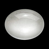 WHITE MOONSTONE (MILKY) PLAIN OVAL CAB 9.00X7.00 MM 1.21 Cts.