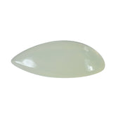 WHITE OPAL (WHITE) ( TRANSPARENT) PLAIN PEAR CAB 10.00X7.00 MM 1.08 Cts.