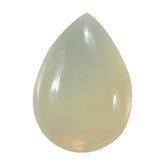WHITE OPAL (YELLOW) (TRANSLUCENT) PLAIN PEAR CAB 10.00X7.00 MM 1.04 Cts.