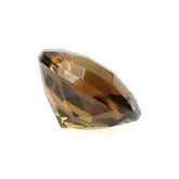 WHISKY QUARTZ CHECKER CUT ROUND 11MM 4.49 Cts.