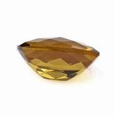 WHISKY QUARTZ CHECKER CUT CUSHION 16X12MM 9.70 Cts.