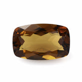 WHISKY QUARTZ CUT CUSHION 16X10MM 6.50 Cts.